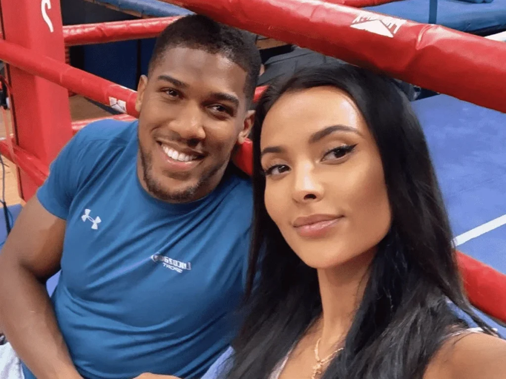 Congratulations: Anthony Joshua announced his engagement with Nicole Osbourne.