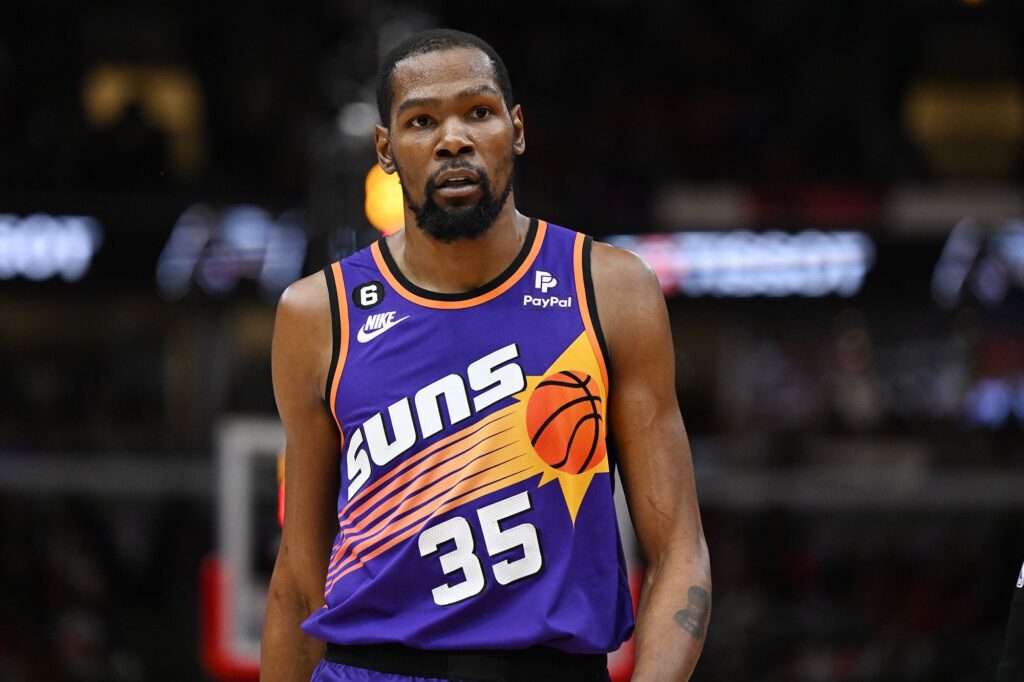 Kevin Durant a Phoenix Suns Small forward receives a suspension letter from the NBL manager due to his…