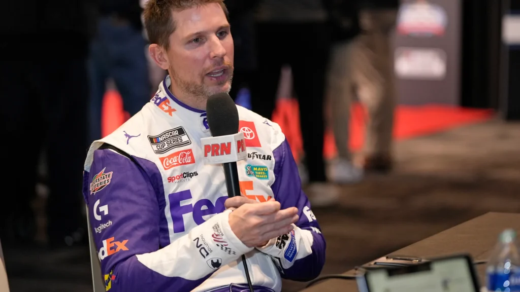 Denny Hamlin explain why NASCAR decision to starting the Richmond race on rainy is not right due to….