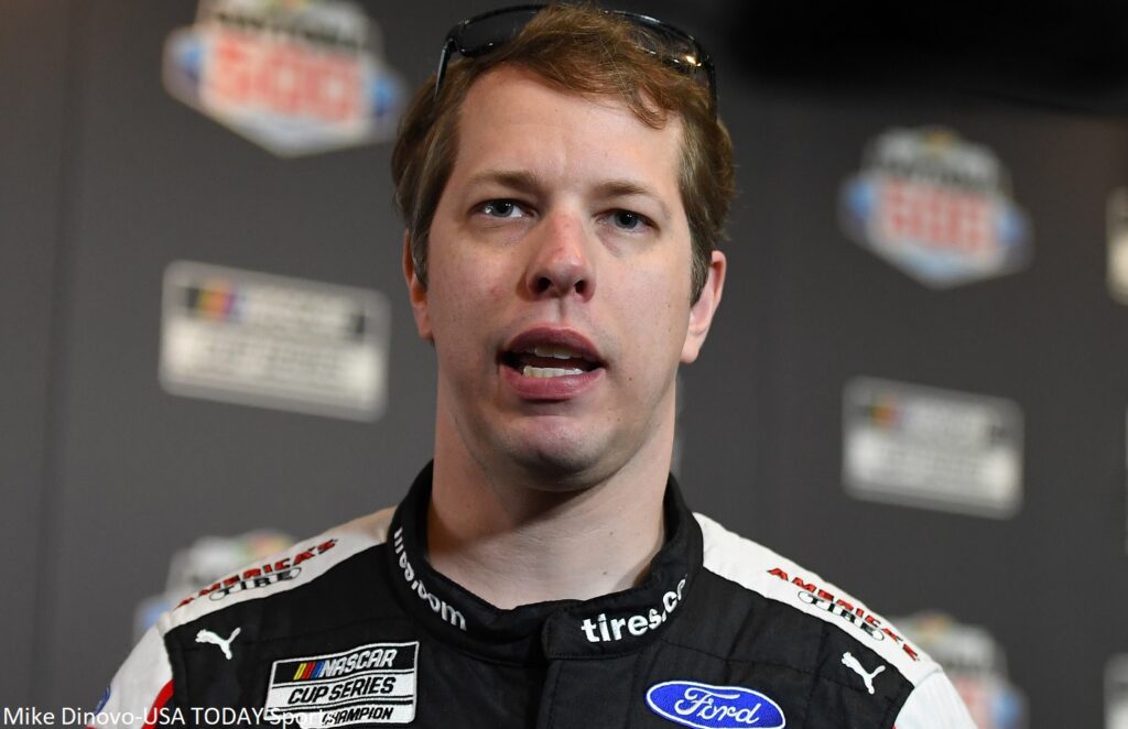 Brad Keselowski sign a divorce letter with his wife Paige White due to her…