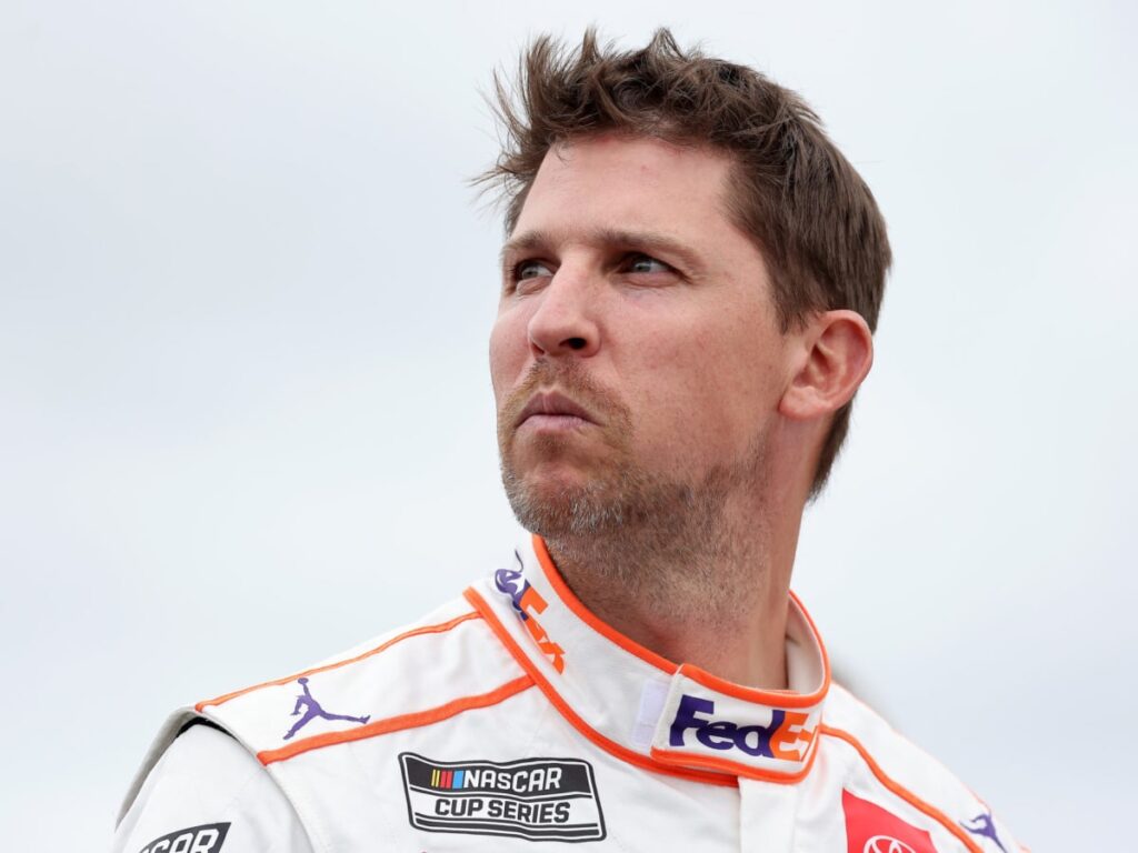 Denny Hamlin  race car driver  explain why he want to terminate his contract due to …