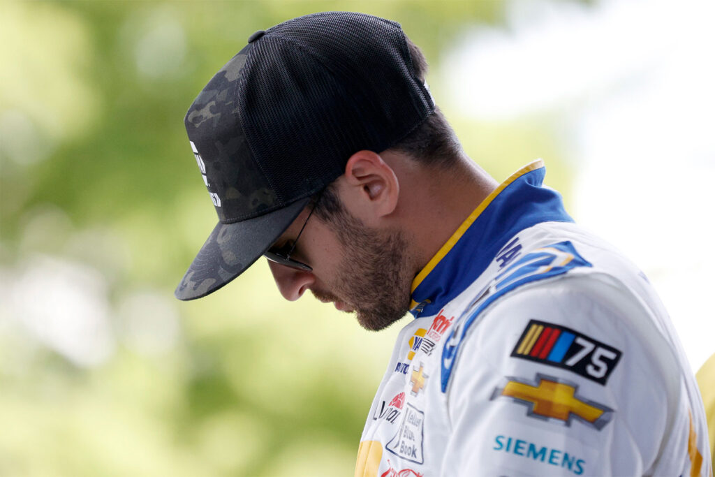 Chase Elliott has being fined by NASCAR for he late…..